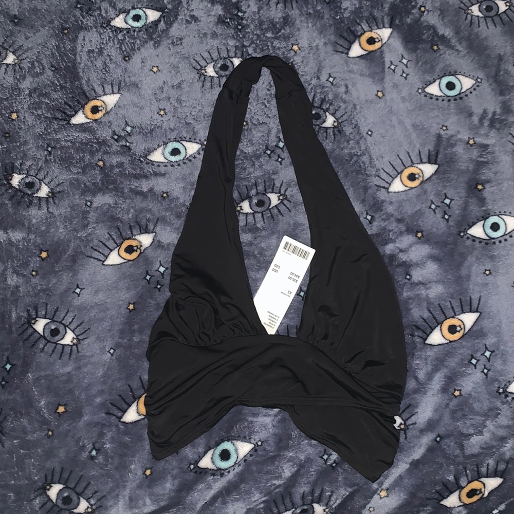 Black Halter top